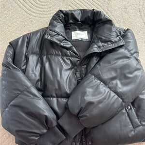 American Eagle Black Puffer Jacket